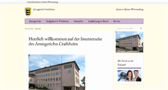 Desktop Screenshot of amtsgericht-crailsheim.de
