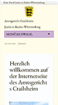 Mobile Screenshot of amtsgericht-crailsheim.de